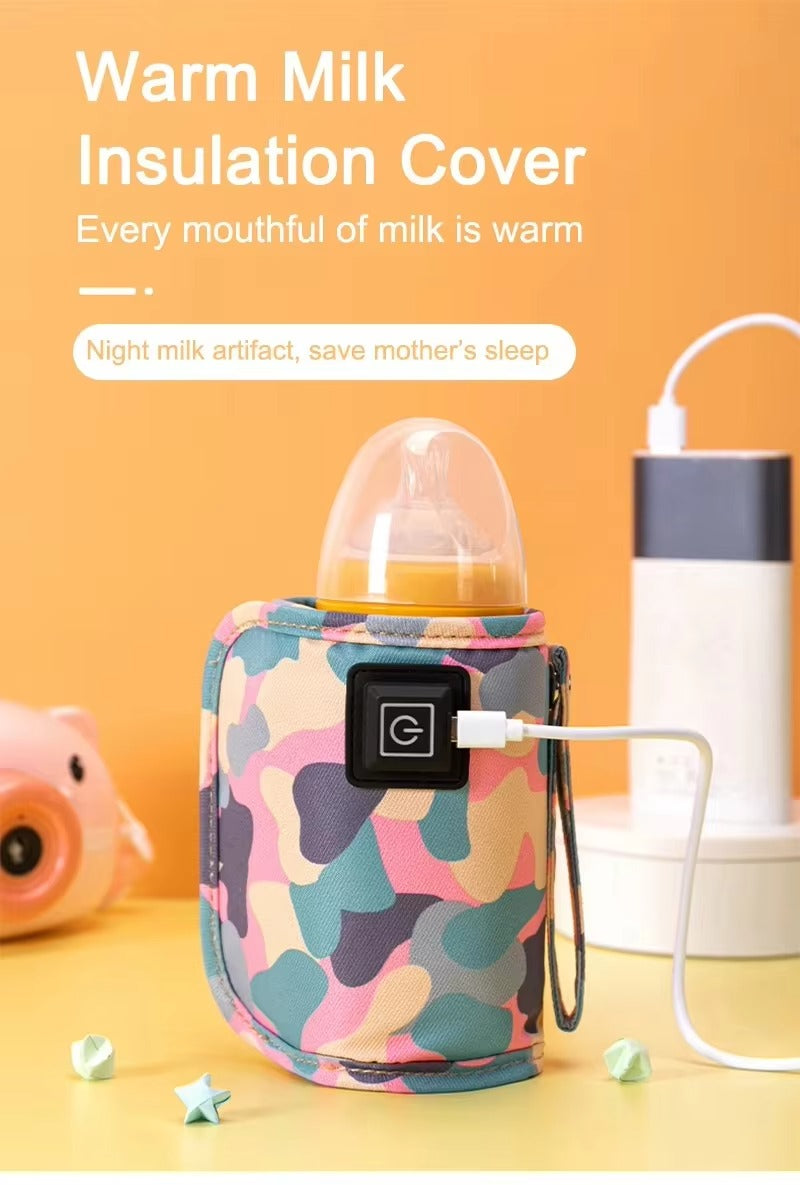 غلاف تسخين الحليب المحمول