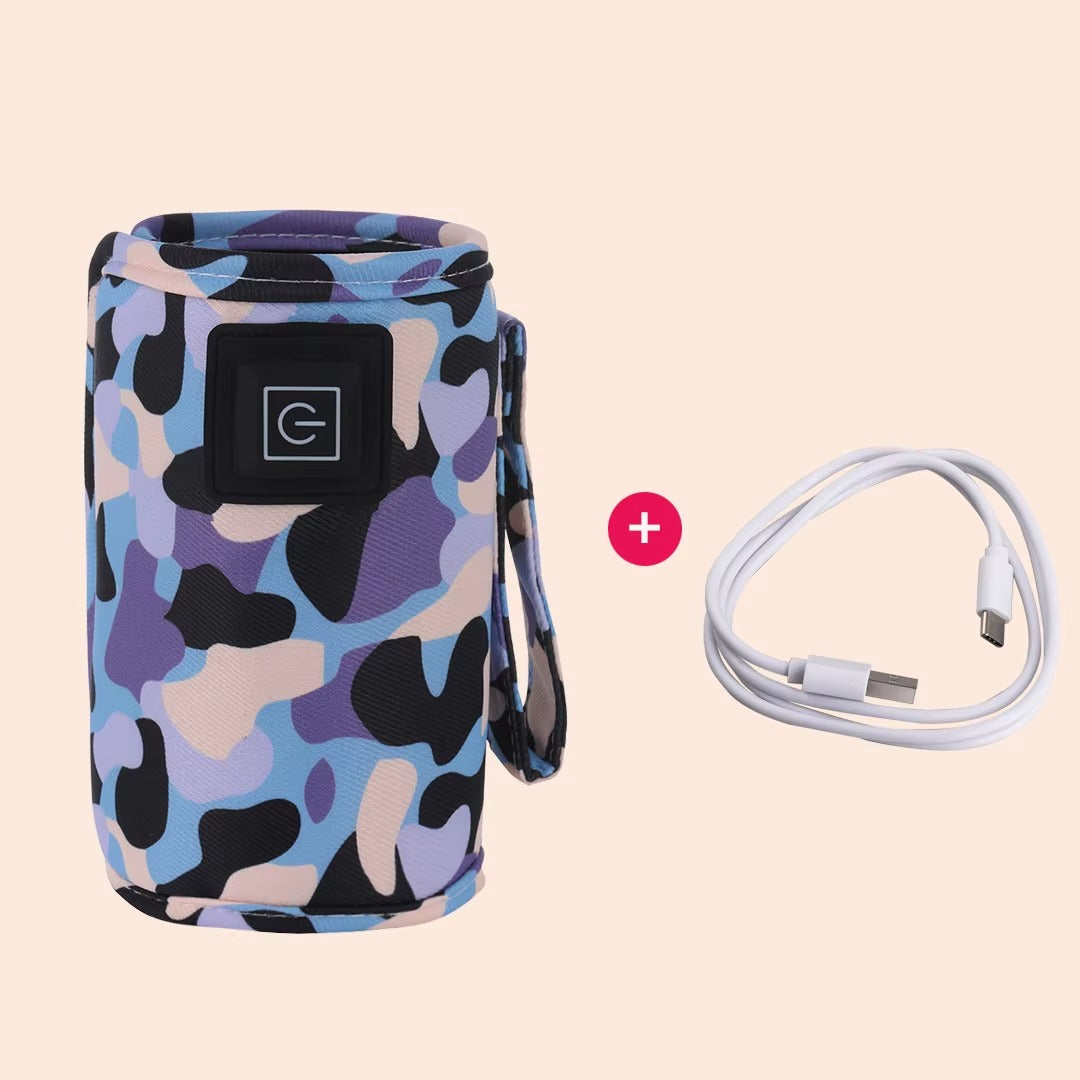 غلاف تسخين الحليب المحمول